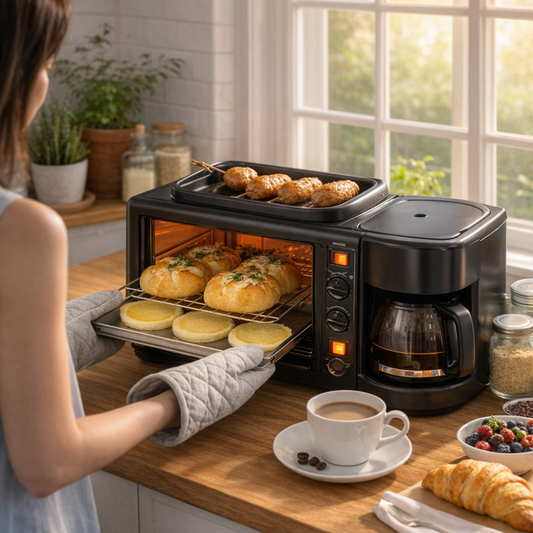 Horno eléctrico Sokany 3 en 1